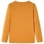 Long-sleeved dark ocher children's t-shirt size 116 by vidaXL, Kids T-shirts - Ref: Foro24-12891, Price: 8,64 €, Discount: %
