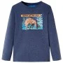 Kinder Langarmshirt in dunkelblau meliert Größe 104. von vidaXL, Kinder-T-Shirts - Ref: Foro24-12940, Preis: 8,64 €, Rabatt: %