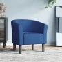 Blue fabric armchair by vidaXL, Armchairs - Ref: Foro24-356431, Price: 175,78 €, Discount: %