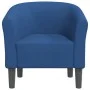 Blue fabric armchair by vidaXL, Armchairs - Ref: Foro24-356431, Price: 175,78 €, Discount: %