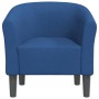 Sillón de tela azul de vidaXL, Sillones - Ref: Foro24-356431, Precio: 169,38 €, Descuento: %