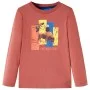 Children's long-sleeved T-shirt in henna color 92 by vidaXL, Kids T-shirts - Ref: Foro24-12994, Price: 8,30 €, Discount: %