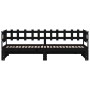 Abnehmbares Schlafsofa aus massivem schwarzem Kiefernholz, 2 x (80 x 200) cm von vidaXL, Betten und Lattenroste - Ref: Foro24...