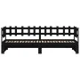 Removable sofa bed solid black pine wood 2x(80x200) cm by vidaXL, Beds and slatted bases - Ref: Foro24-840387, Price: 139,98 ...