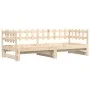 Sofá cama extraíble madera maciza de pino 2x(80x200) cm de vidaXL, Camas y somieres - Ref: Foro24-840385, Precio: 116,67 €, D...