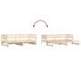 Removable sofa bed solid pine wood 2x(80x200) cm by vidaXL, Beds and slatted bases - Ref: Foro24-840385, Price: 117,76 €, Dis...