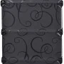 Stackable shoe rack with 10 black compartments by vidaXL, Shoe racks and shoe organizers - Ref: Foro24-244920, Price: 53,88 €...