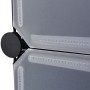 Stackable shoe rack with 10 black compartments by vidaXL, Shoe racks and shoe organizers - Ref: Foro24-244920, Price: 54,81 €...