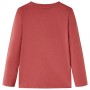 Camiseta infantil de manga larga rojo tostado 128 de vidaXL, Camisetas para niños - Ref: Foro24-13457, Precio: 8,07 €, Descue...