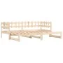 Abnehmbares Schlafsofa aus massivem Kiefernholz 2x(90x190) cm von vidaXL, Betten und Lattenroste - Ref: Foro24-840391, Preis:...