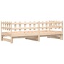 Removable sofa bed solid pine wood 2x(90x190) cm by vidaXL, Beds and slatted bases - Ref: Foro24-840391, Price: 119,89 €, Dis...
