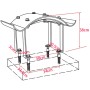 Sombrerete de chimenea de acero inoxidable plateado de vidaXL, Accesorios para hornos de leña y chimeneas - Ref: Foro24-14298...