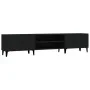 Mueble de TV madera contrachapada negro 180x31,5x40 cm de vidaXL, Muebles TV - Ref: Foro24-816265, Precio: 133,64 €, Descuent...