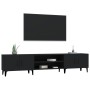 Schwarzer TV-Schrank aus Sperrholz, 180 x 31,5 x 40 cm von vidaXL, TV-Möbel - Ref: Foro24-816265, Preis: 136,22 €, Rabatt: %