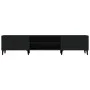 Mueble de TV madera contrachapada negro 180x31,5x40 cm de vidaXL, Muebles TV - Ref: Foro24-816265, Precio: 133,64 €, Descuent...