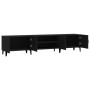 Schwarzer TV-Schrank aus Sperrholz, 180 x 31,5 x 40 cm von vidaXL, TV-Möbel - Ref: Foro24-816265, Preis: 136,22 €, Rabatt: %
