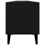 Mueble de TV madera contrachapada negro 180x31,5x40 cm de vidaXL, Muebles TV - Ref: Foro24-816265, Precio: 133,64 €, Descuent...
