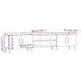 Mueble de TV madera contrachapada negro 180x31,5x40 cm de vidaXL, Muebles TV - Ref: Foro24-816265, Precio: 133,64 €, Descuent...