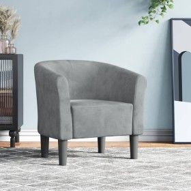 Dunkelgraues Samtsofa von vidaXL, Sessel - Ref: Foro24-356442, Preis: 162,56 €, Rabatt: %