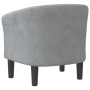 Sillón de terciopelo gris oscuro by vidaXL, Armchairs - Ref: Foro24-356442, Price: 162,56 €, Discount: %