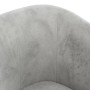 Sessel mit Hocker aus hellem grauem Samt von vidaXL, Sessel - Ref: Foro24-356449, Preis: 145,62 €, Rabatt: %