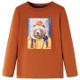 Kinder langärmliges T-Shirt in geröstetem Orange, Größe 104. von vidaXL, Kinder-T-Shirts - Ref: Foro24-12770, Preis: 8,52 €, ...