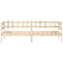 Solid pine wood sofa bed 80x200 cm by vidaXL, Beds and slatted bases - Ref: Foro24-840376, Price: 88,35 €, Discount: %