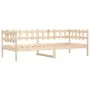 Solid pine wood sofa bed 80x200 cm by vidaXL, Beds and slatted bases - Ref: Foro24-840376, Price: 88,35 €, Discount: %