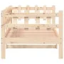 Solid pine wood sofa bed 80x200 cm by vidaXL, Beds and slatted bases - Ref: Foro24-840376, Price: 88,35 €, Discount: %