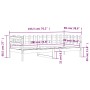 Sofá cama madera maciza de pino blanco 90x190 cm de vidaXL, Camas y somieres - Ref: Foro24-840383, Precio: 107,42 €