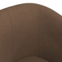 Sessel mit Hocker, brauner Stoff von vidaXL, Sessel - Ref: Foro24-356435, Preis: 144,06 €, Rabatt: %