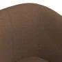 Sillón con taburete tela marrón by vidaXL, Armchairs - Ref: Foro24-356435, Price: 142,49 €, Discount: %