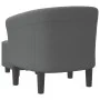 Sillón con taburete tela gris oscuro by vidaXL, Armchairs - Ref: Foro24-356437, Price: 134,01 €, Discount: %