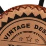 Küchenbarhocker 2 Einheiten aus echtem Leder von vidaXL, Küchenhocker - Ref: Foro24-245447, Preis: 146,47 €, Rabatt: %