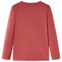 Kinder Langarmshirt in geröstetem Rot, Größe 140. von vidaXL, Kinder-T-Shirts - Ref: Foro24-13458, Preis: 8,07 €, Rabatt: %