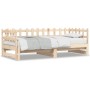 Removable sofa bed solid pine wood 2x(90x200) cm by vidaXL, Beds and slatted bases - Ref: Foro24-840388, Price: 123,17 €, Dis...