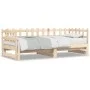 Removable sofa bed solid pine wood 2x(90x200) cm by vidaXL, Beds and slatted bases - Ref: Foro24-840388, Price: 122,17 €, Dis...