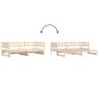 Removable sofa bed solid pine wood 2x(90x200) cm by vidaXL, Beds and slatted bases - Ref: Foro24-840388, Price: 123,17 €, Dis...
