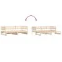 Removable sofa bed solid pine wood 2x(90x200) cm by vidaXL, Beds and slatted bases - Ref: Foro24-840388, Price: 122,17 €, Dis...