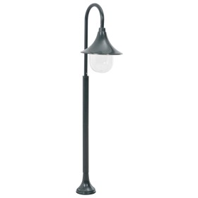 Farola de jardín aluminio verde oscuro E27 120 cm de vidaXL, Iluminación de exterior - Ref: Foro24-44218, Precio: 47,47 €, De...