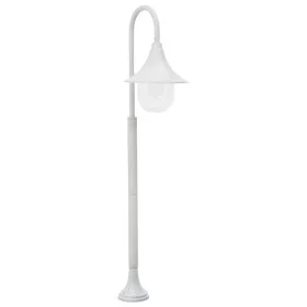 Gartenlaternenpfahl aus weißem Aluminium E27 120 cm von vidaXL, Außenbeleuchtung - Ref: Foro24-44210, Preis: 51,23 €, Rabatt: %