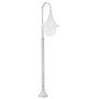 White aluminum garden lamppost E27 120 cm by vidaXL, Outdoor lighting - Ref: Foro24-44210, Price: 48,58 €, Discount: %