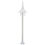 White aluminum garden lamppost E27 120 cm by vidaXL, Outdoor lighting - Ref: Foro24-44210, Price: 48,58 €, Discount: %