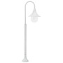 White aluminum garden lamppost E27 120 cm by vidaXL, Outdoor lighting - Ref: Foro24-44210, Price: 48,58 €, Discount: %