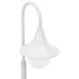 Gartenlaternenpfahl aus weißem Aluminium E27 120 cm von vidaXL, Außenbeleuchtung - Ref: Foro24-44210, Preis: 48,58 €, Rabatt: %