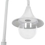 White aluminum garden lamppost E27 120 cm by vidaXL, Outdoor lighting - Ref: Foro24-44210, Price: 48,58 €, Discount: %