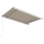 Toldo retráctil automático crema 450x300 cm