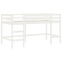 Children's loft bed with black white pine wood tunnel 90x200 cm by , Beds and slatted bases - Ref: Foro24-3206994, Price: 219...