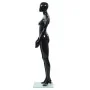 Maniquí de mujer completo base de vidrio negro brillante 175 cm de vidaXL, Maniquís - Ref: Foro24-142929, Precio: 174,81 €, D...