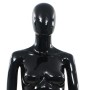 Maniquí de mujer completo base de vidrio negro brillante 175 cm